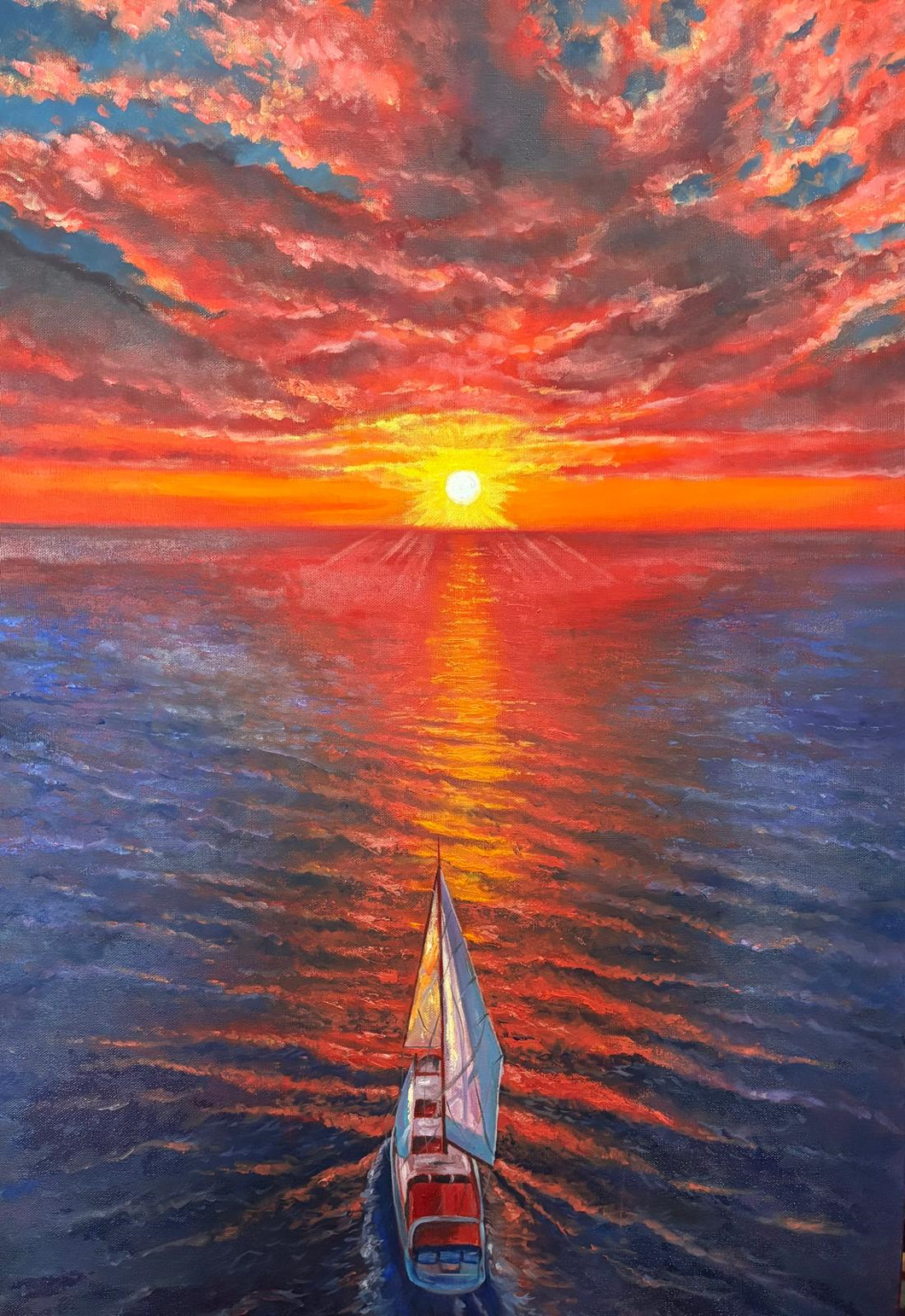 Sailing Into Sunset